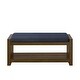 preview thumbnail 11 of 23, 40"Accent Bench with Lower Shelf Shoe Rack, Padded Seating Bench, Modern Compact Bed End Bench with Storage, Removable Cushion