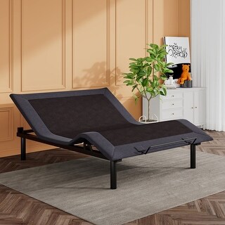 Queen Adjustable Bed Frame – Wireless Remote, Independent Head & Foot Motors, 900 Lb Capacity, Works With Memory Foam