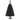 3 Feet Unlit Artificial Christmas Halloween Mini Tree with Plastic Stand - 36" x 17.5"(H X D)