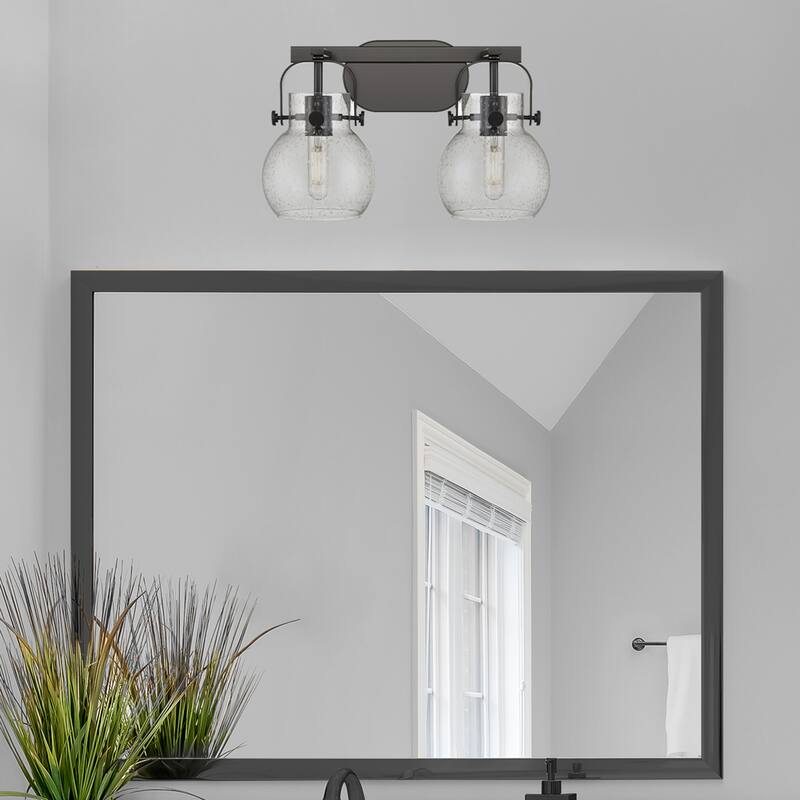 Innovations Lighting 423-2W-10-17 Pilaster II Sphere Vanity Pilaster