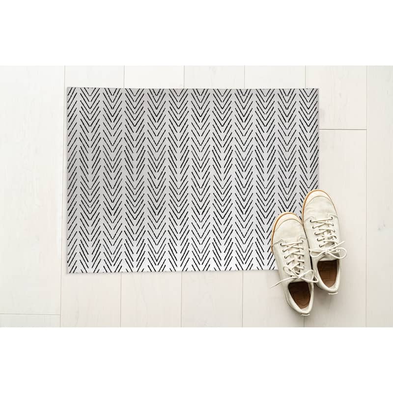 AMARE BLACK & WHITE Outdoor Mat By Terri Ellis Bed Bath & Beyond