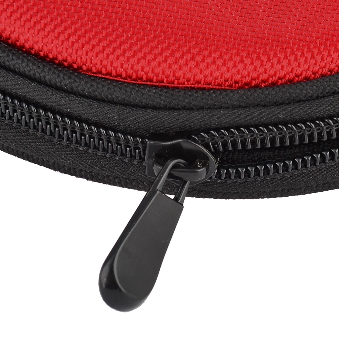 Home Car Nylon Hand Carry Zipper Storage Round Case CD