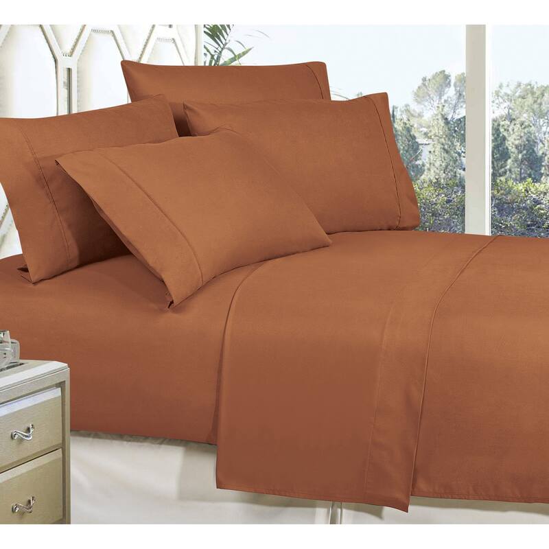 Copper Grove Boughton Wrinkle-resistant Deep-pocket Bed Sheet Set - Full - Bronze