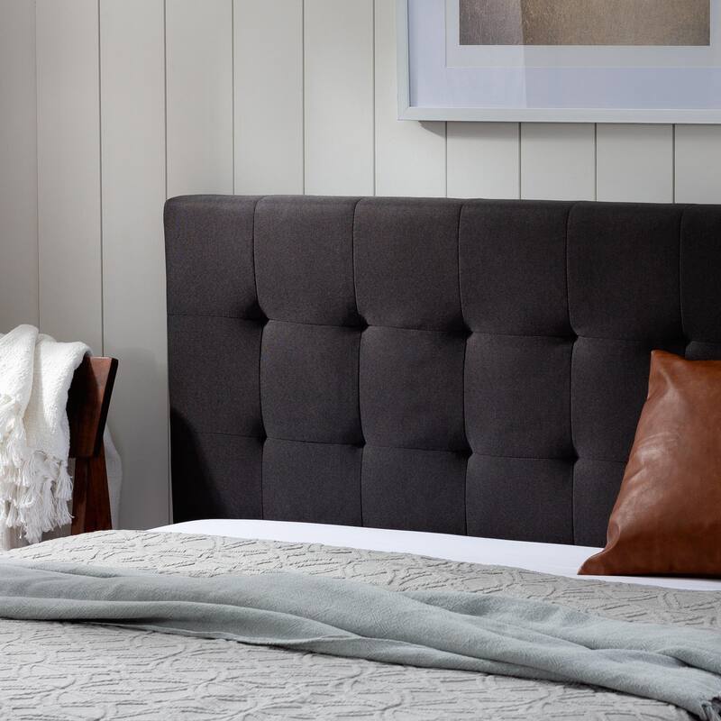 Brookside Tara Square Tufted Upholstered Platform Bed