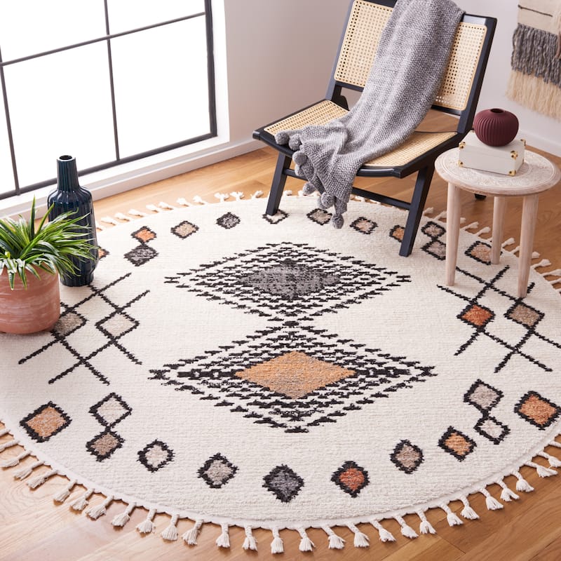 SAFAVIEH Moroccan Tassels Filuta Boho Tribal Rug
