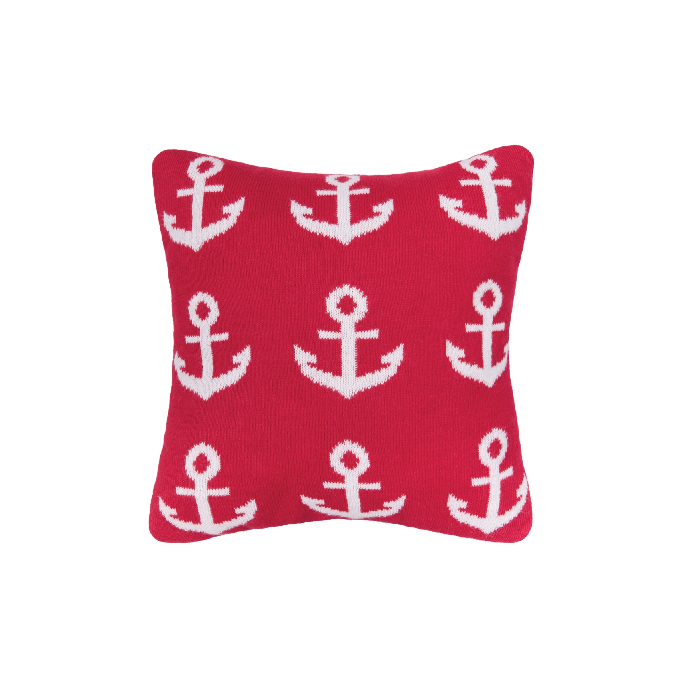 10" x 10" Anchor Knitted Throw Pillow