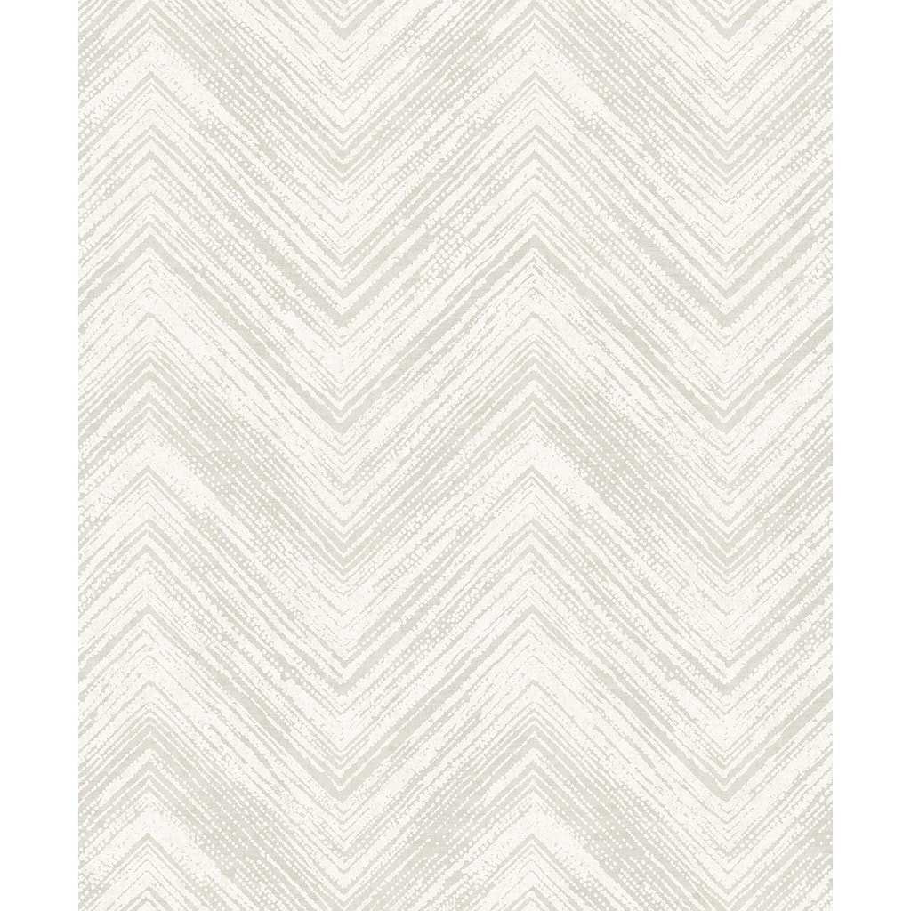 Seabrook Designs Elisiana Chevron Non-Woven Unpasted Wallpaper
