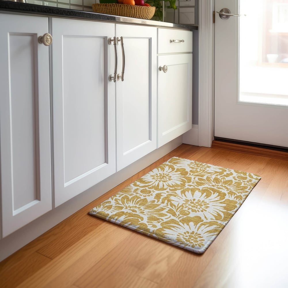 Premium Washable Super Soft Modern Floral Mayfield Rug