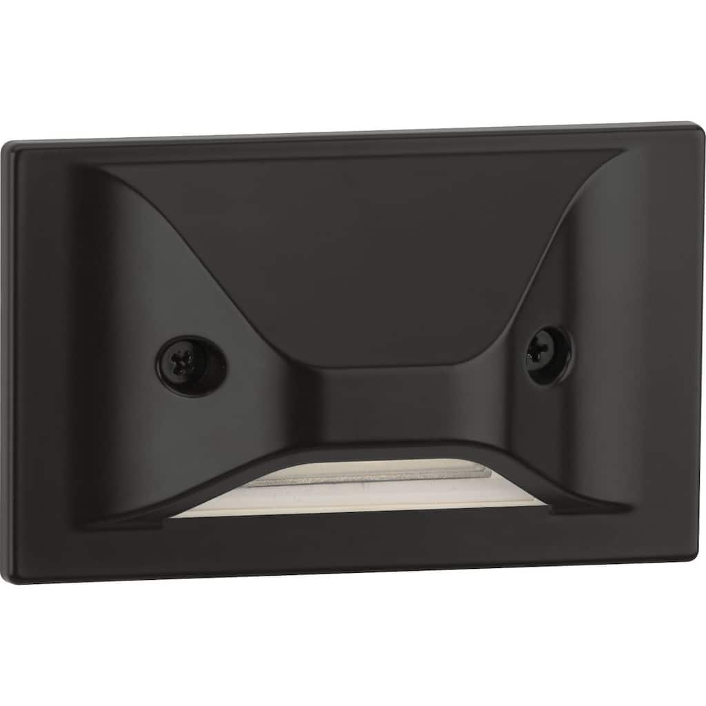 LED Indoor Outdoor Antique Bronze Integrated LED Wall or Step Light - 3.025 in x 2.375 in x 4.875 in