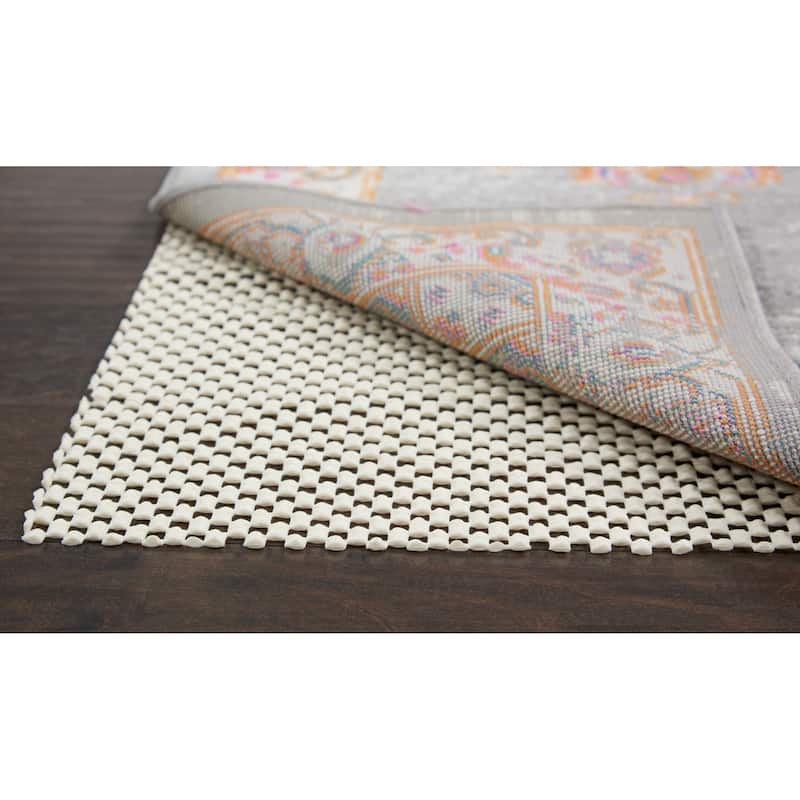 Nourison Grid-Loc Non-Slip Cushioned Non-adhesive Rug Pad - Ivory - 4'8" X 7'6"