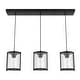 preview thumbnail 11 of 15, Hunter Astwood 3-Light Linear Cluster, Kitchen Island, Dining Room - Transitional, Contemporary, Modern Farmhouse