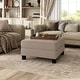 preview thumbnail 10 of 11, Furniture of America Xenia Modern Boucle Ottoman with Storage