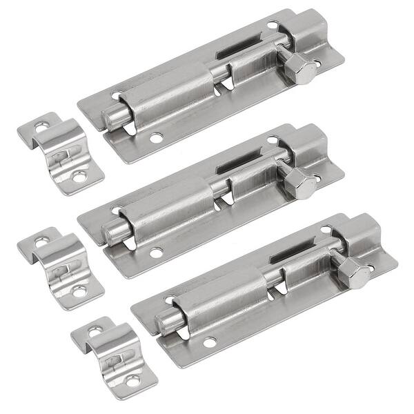 Shop Household Wardrobe Door Stainless Steel Slide Lock Barrel