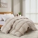 preview thumbnail 17 of 72, Medium Warmth All Season 600 Fill Power White Goose Feather Down Comforter Duvet Insert