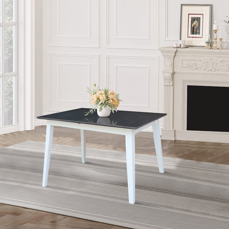 International Concepts Solid Wood 60" Butterfly Extension Dining Table