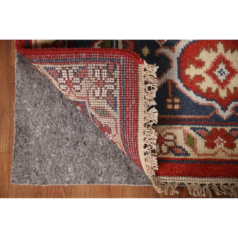 Geometric Heriz Serapi Oriental Area Rug Hand-Knotted Wool Carpet - 8'11"x 11'10"