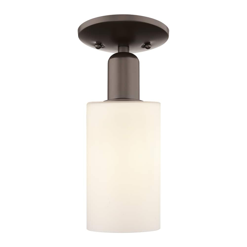 Innovations Lighting Endless Possibilities Arcadia - Clymer - 1 Light 4" Semi-Flush Mount