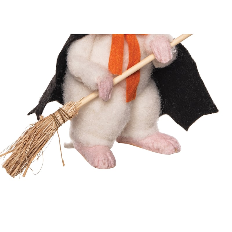 Wizard Mouse Halloween Figurine