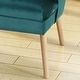 preview thumbnail 8 of 18, Mariposa Mid-century Velvet Accent Chair by Christopher Knight Home