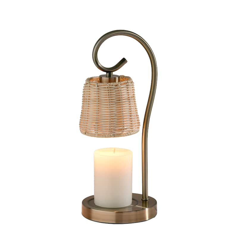 Perry Candlewarmer Lamp with Timer - Dimmable Wax Melt Heater, 3 Lighting Modes & Auto Shutoff