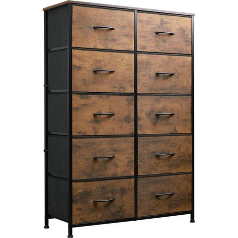 Tall Dresser for Bedroom with 10 Drawers
