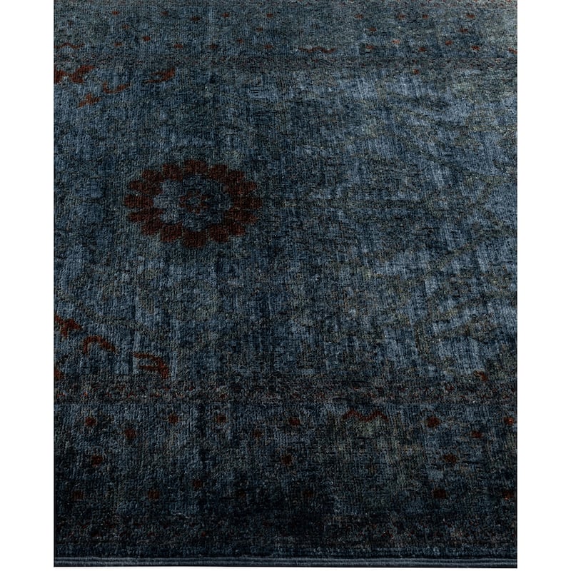 Overdyed One-of-a-Kind Hand-Knotted Area Rug - Char - 3' 0" x 5' 2"