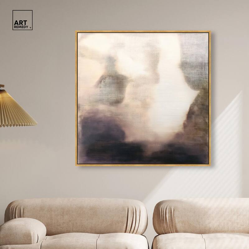 Pale Taupe I Canvas by Art Remedy