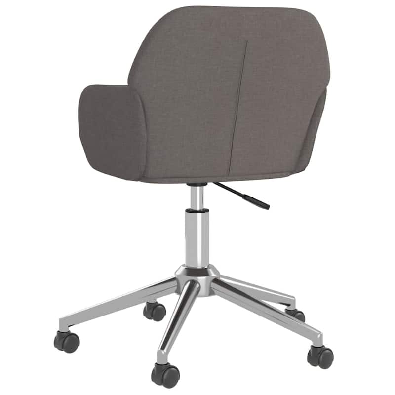 vidaXL Swivel Dining Chairs 2 pcs multi color Fabric