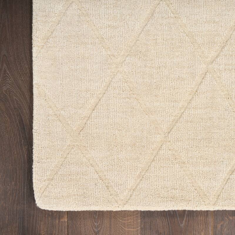 Nourison Wool Haven Indoor only Diamond Wool Area Rug