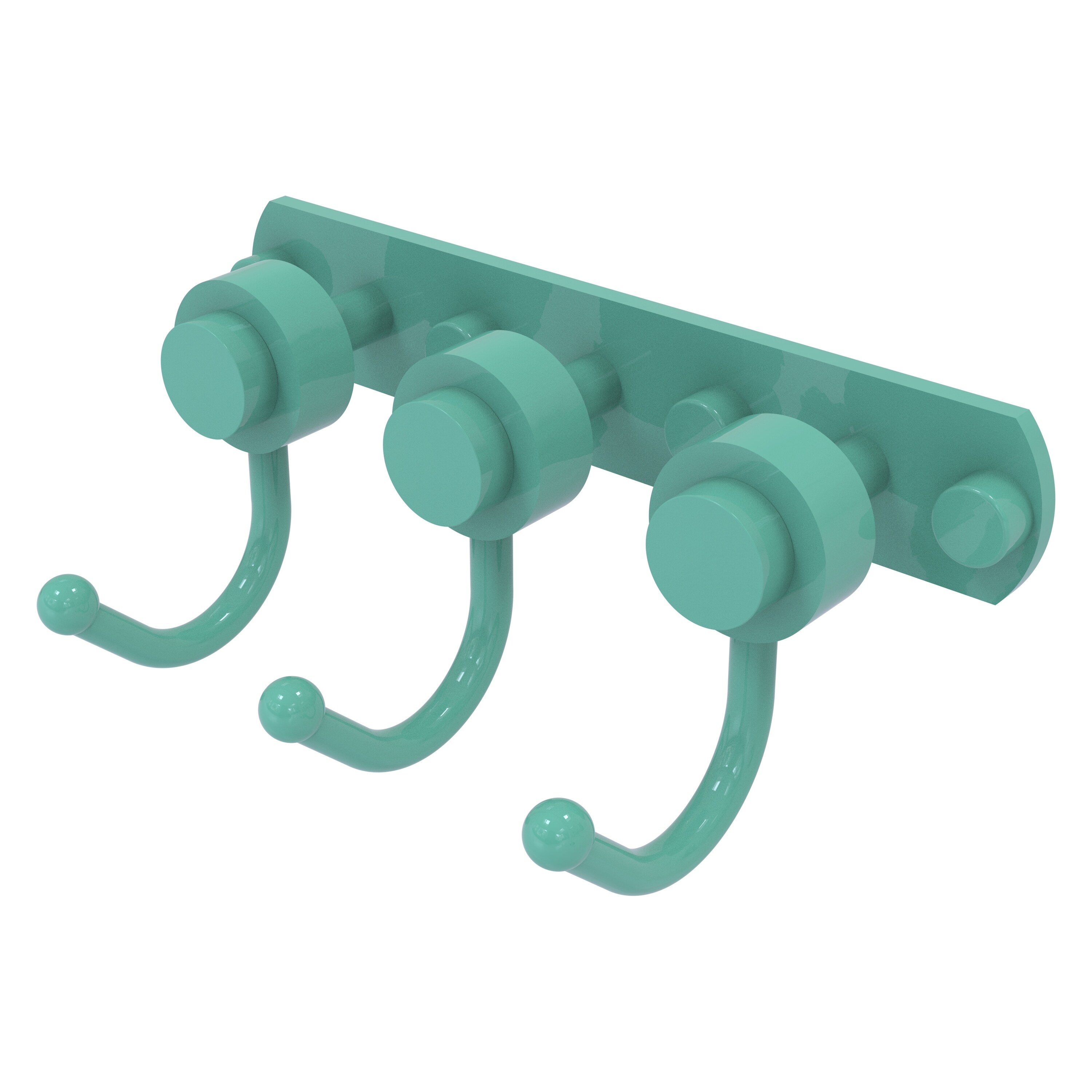 Allied Brass Mercury Collection 3 Position Multi Hook with Smooth Accent