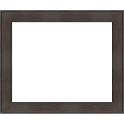 Amanti Art William Rustic Woodgrain Framed Dry Erase Magnetic Board