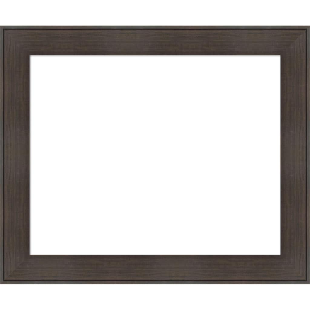 Amanti Art William Rustic Woodgrain Framed Dry Erase Magnetic Board