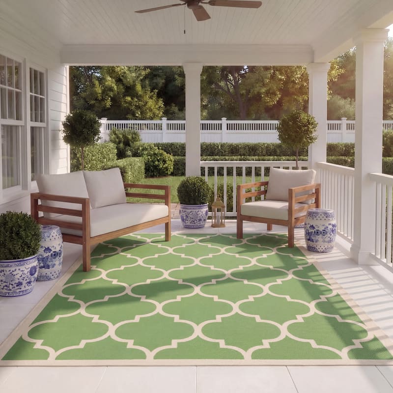 SAFAVIEH Courtyard Sibel Indoor /Outdoor Waterproof Patio Backyard Rug