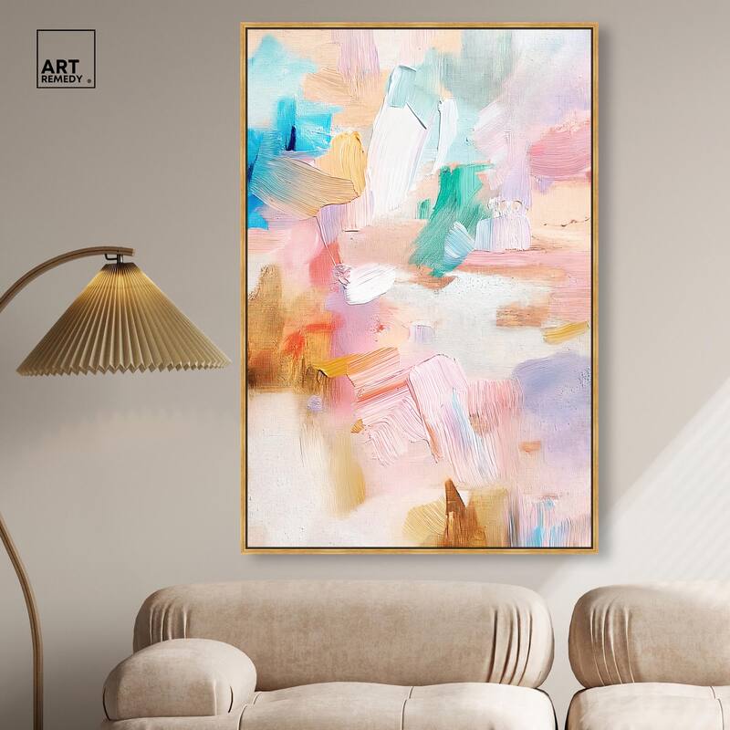 Rose Quartz II Canvas by Art Remedy