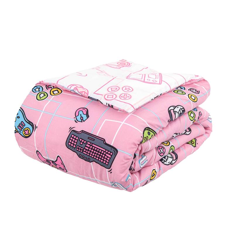 Kidz Mix Gamer Girl Bed In A Bag, Twin