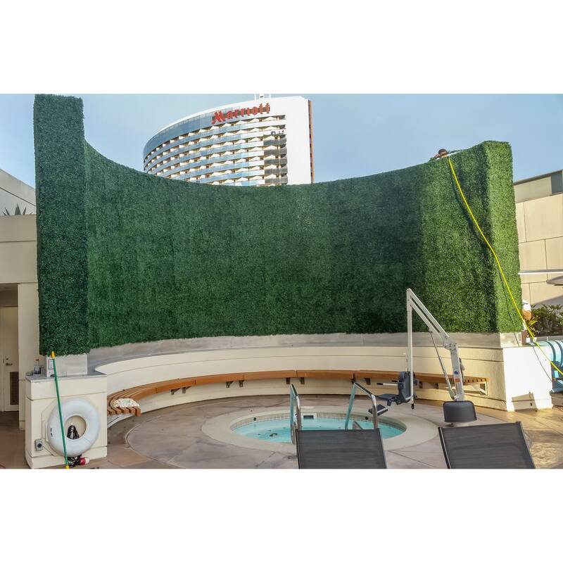 20"x20" Artificial Boxwood Hedge Greenery Panels - 108pc