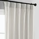 preview thumbnail 19 of 40, Exclusive Fabrics Simply Faux Linen Curtains - 2 Panels - Light Filtering Window Curtains