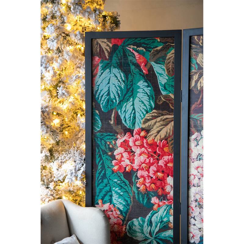 Three-Panel Decorative Screen