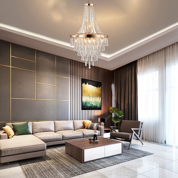 ジャストジュエル JASIWAY Luxury Crystal Chandelier Light Ceiling Light