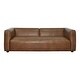 preview thumbnail 9 of 9, Abbyson Hamilton Top Grain Leather Dark Camel Sofa