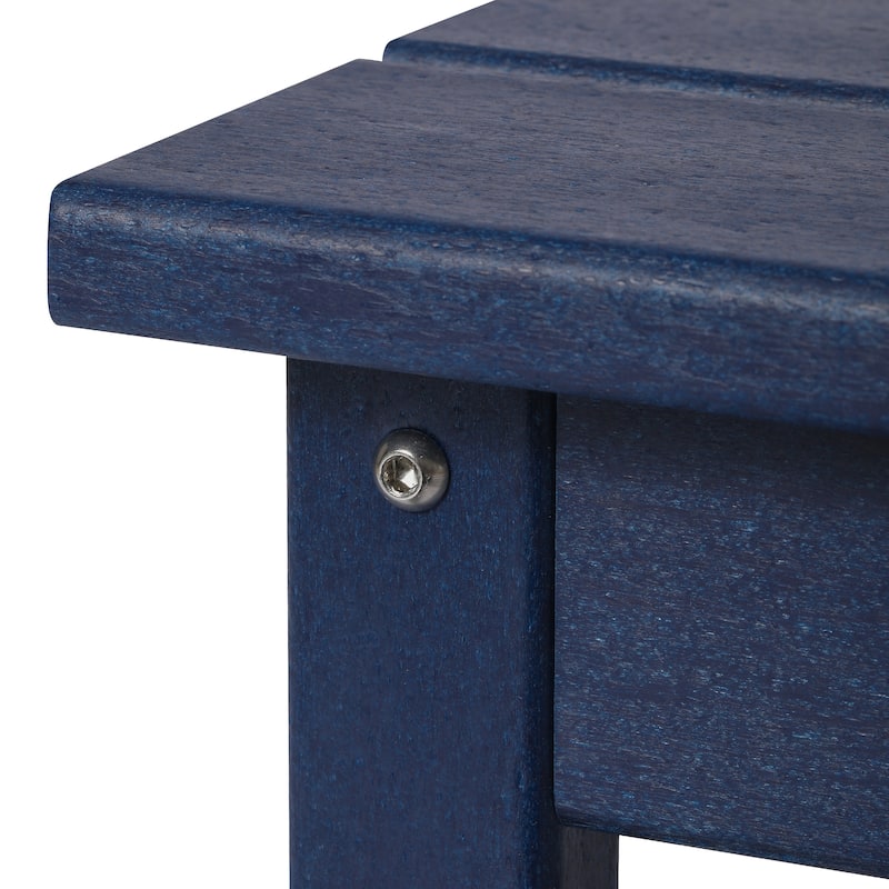 Laguna Hdpe All Weather Outdoor Patio Rectangular Coffee Table