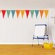 preview thumbnail 1 of 3, Walplus Colorful Party Flag Shaped Wall Sticker Nursery Decor Decal