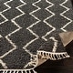 preview thumbnail 17 of 36, Livabliss Jada Moroccan Stripe Shag Area Rug