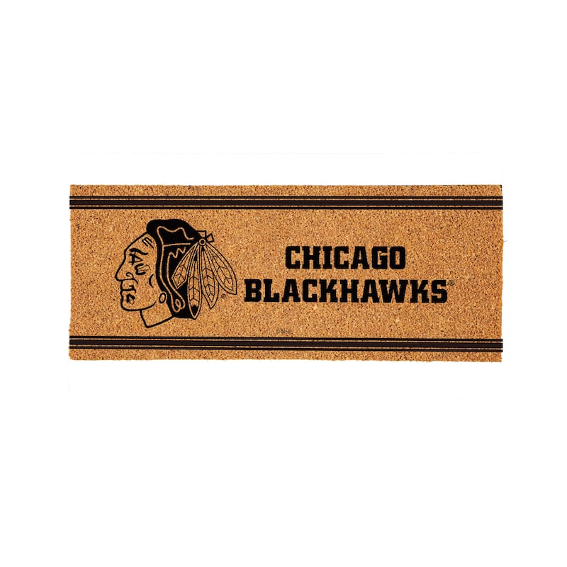 Chicago Blackhawks Monochrome Indoor/Outdoor Coir Door Mat