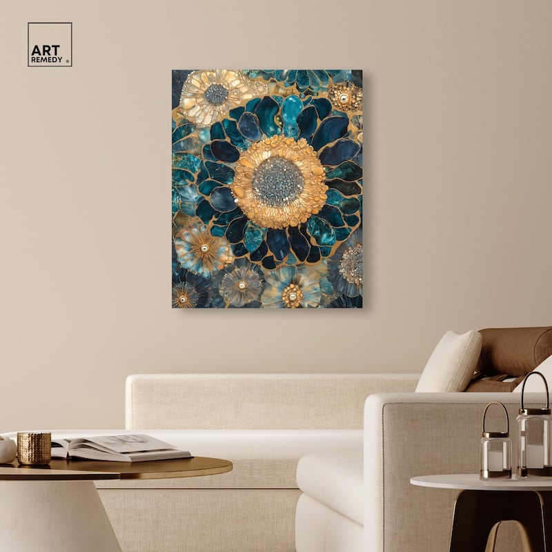Opulent Geode II Canvas by Art Remedy, Gallery Wrapped