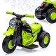 preview thumbnail 8 of 26, Kids Motorcycle with Bubble Function Green