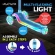 preview thumbnail 34 of 52, 3-Wheel Kids Scooter with Multi-Color Lights on Deck & Wheels – 5-Height Adjustable Handlebar,