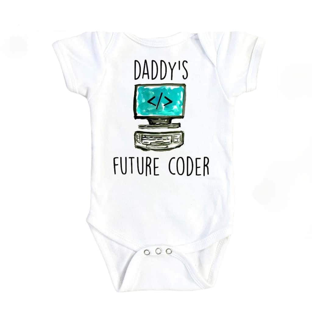 Programmer Coder - Baby Boy Girl Clothes Infant Bodysuit Funny Cute Newborn