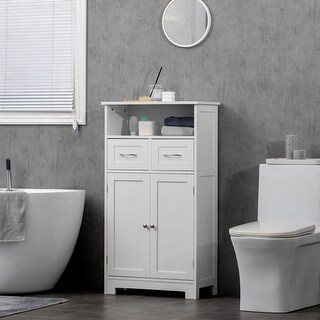 Linen Bathroom Cabinet, Entrance Storage Cabinet, Small Organizer with ...