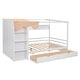 preview thumbnail 38 of 40, Full Size Wood House Bed with Drawers and Wardrobe